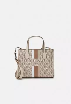 Сумочка Guess СУМКА SILVANA COMPARTMENT, кремовый