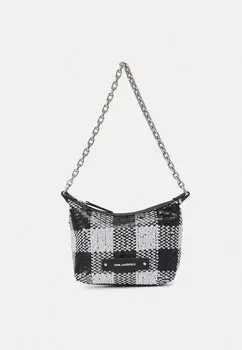 Сумочка KARL LAGERFELD EVENING MINI SEQUIN, цвет black/white