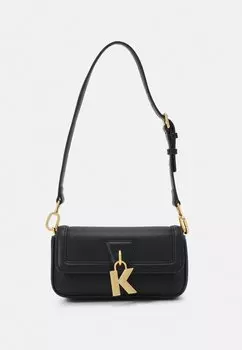 Сумочка Lock Shoulderbag KARL LAGERFELD, черная