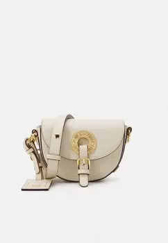 Сумочка LOGO EYELETS Love Moschino, кремовый