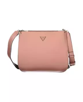Сумочка меридиан на молнии Guess, розовый