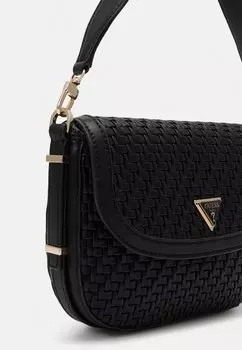 Сумочка MURIELLE FLAP SHOULDER BAG Guess, черный