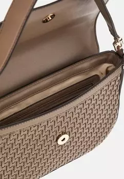 Сумочка MURIELLE FLAP SHOULDER Guess, серо-коричневый