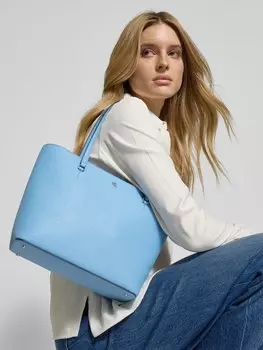 Сумочка с этикеткой, модель «KARLY» Lauren Ralph Lauren, светло-голубой