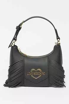 Сумочка с бахромой Love Moschino, черный