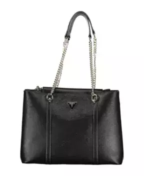 Сумочка с контрастными деталями Guess, черный