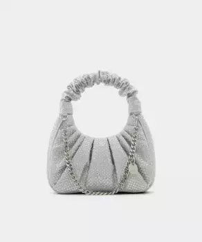 Сумочка с магнитной застежкой Aldo, серебряный