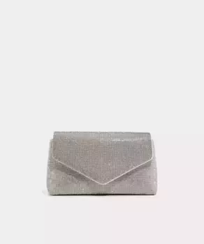 Сумочка с магнитной застежкой Aldo, серебряный