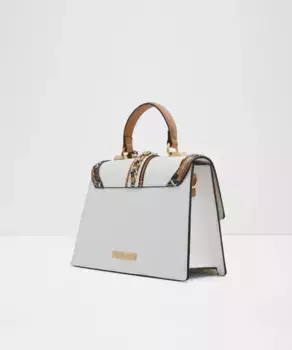 Сумочка с металлической застежкой Aldo, белый