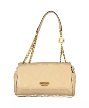 Сумочка с ремнем цепочкой Guess, бежевый