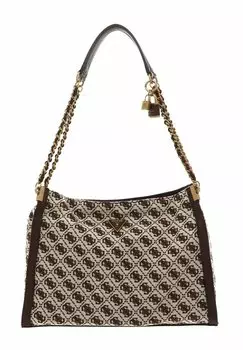 Сумочка ШЕМАРА Guess, коричневый логотип