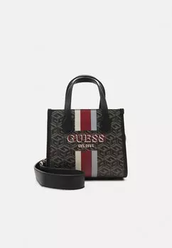 Сумочка Silvana Mini Guess, цвет charcoal