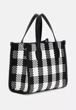 Сумочка Silvana Mini Tote Guess, mehrfarbig schwarz