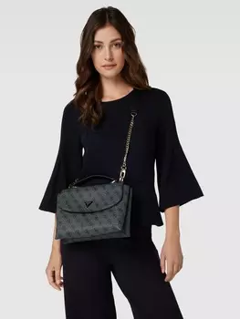 Сумочка со сплошным узором, модель "CRAIG" Guess, графит