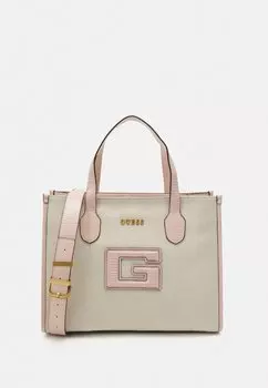 Сумочка STATUS COMPARTMENT TOTE Guess, бежевый