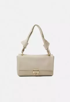 Сумочка Tommy Hilfiger СУМКА НА ПЛЕЧЕ PUSHLOCK, кремовый