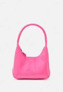 Сумочка Tommy Jeans MUST SHOULDER BAG PATENT, цвет pink alert