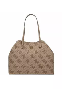 Сумочка Vikky Guess, цвет latte logo