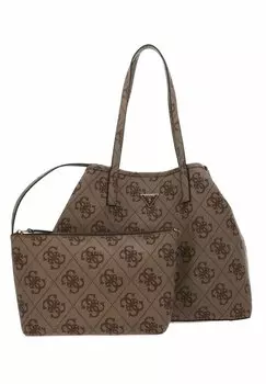 Сумочка Vikky Guess, цвет latte logo