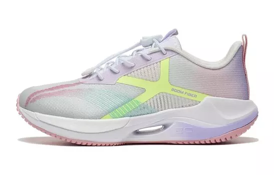 Супер легкие 20 детские кроссовки GS Low-top серые/фиолетовые Lining Young
