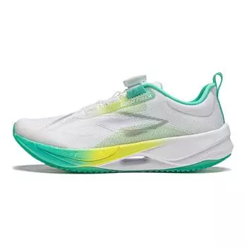 Супер легкие 21 детские кроссовки GS зеленые Lining Young, белый