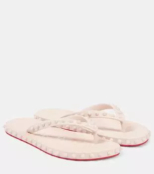 Супер Луби шлепанцы-танкетки Christian Louboutin, Liche