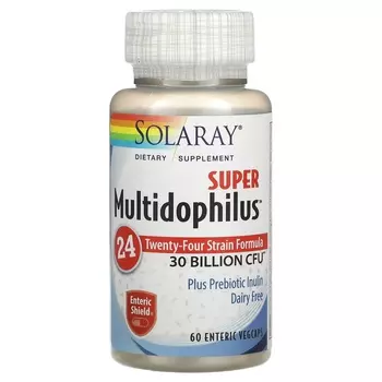 Добавка Solaray Super Multidophilus, 60 растительных капсул