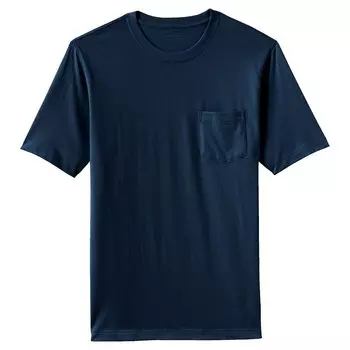 Суперкарманная футболка Big & Tall Lands' End, цвет Radiant Navy
