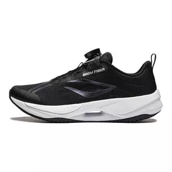 Суперлегкие 21 детские кроссовки GS Low-top черные/белые Lining Young, черный/белый