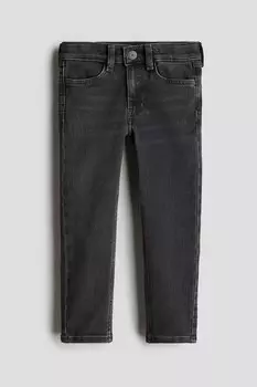 Супермягкие джинсы узкого кроя H&M, черный