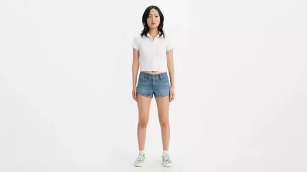 Супернизкие женские шорты Levi's, цвет Queen of Kinds - Medium Wash
