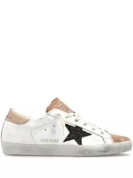 Суперзвездные кожаные кроссовки Golden Goose, белый