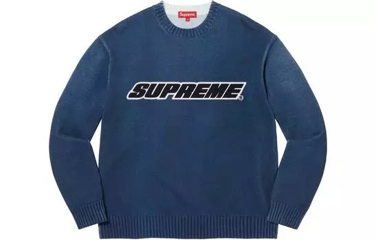Мужской свитер Supreme, синий