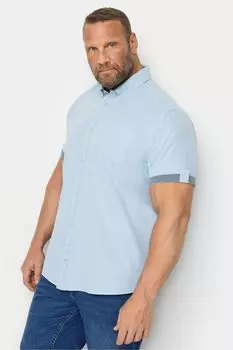 Свадебная рубашка Badrhino Big & Tall, синий