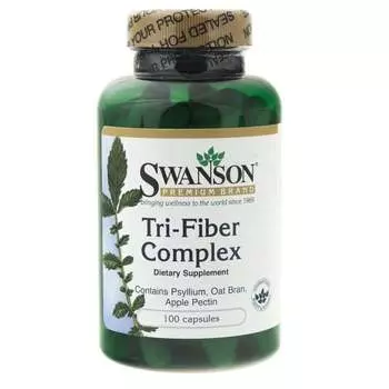 Swanson, Комплекс Tri-Fiber, 100 капсул