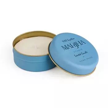 Свеча Marjha Tin Pastel - Синяя - 110 гр