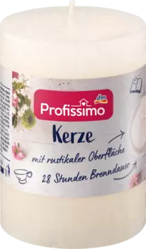 Свеча Рустик 80/58 слоновая кость 1 шт. Profissimo