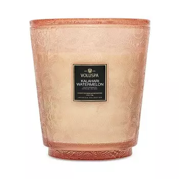 Свеча Voluspa Kalahari Watermelon 5 Wick Hearth, 123 унции, розовый