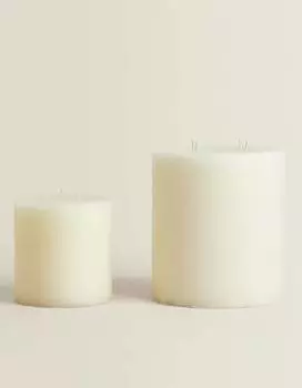 Свеча Zara Home Large Candle, белый