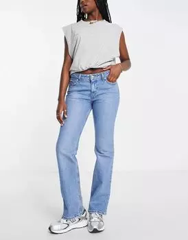 Светло-голубые прямые джинсы Levi's с низкой посадкой