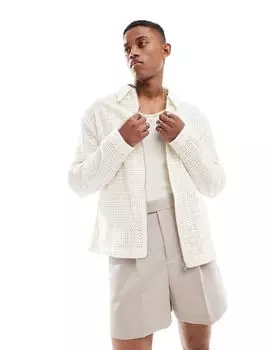 Светло-коричневая куртка Харрингтон ASOS DESIGN