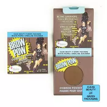 Светло-коричневая пудра для бровей, 1,2 г The Balm, Brow Pow Eyebrow Powder