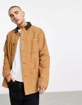 Светло-коричневое пальто для работы по дому Dickies DuckCanvas