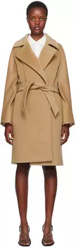 Светло-коричневое пальто Эстель Max Mara