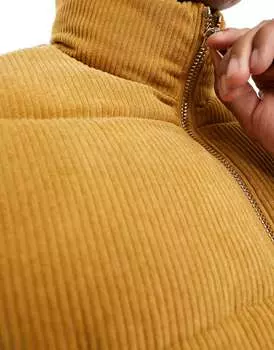 Светло-коричневый пуховик Jack & Jones