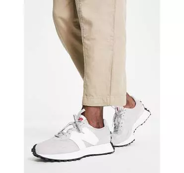 Кроссовки New Balance 327 комбинированные, бежевый