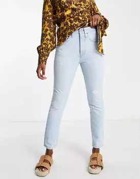 Светлые джинсы скинни Levi's 501