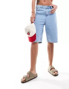 Светлые мешковатые джинсовые шорты JJXX