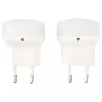 Светодиодный ночник с датчиком Ikea Morkradd 2 шт, белый