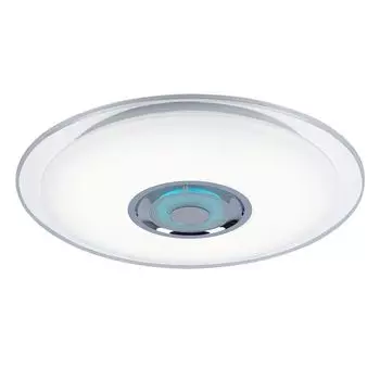Светодиодный потолочный светильник RGB, Bluetooth, динамик, 47,5 см Globo Lighting, белый